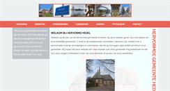 Desktop Screenshot of hervormdhedel.nl